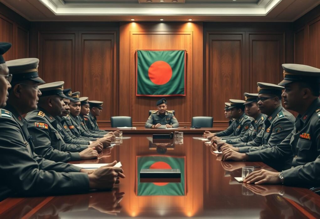 Emergency meeting in Bangladesh Army Made Political Tension