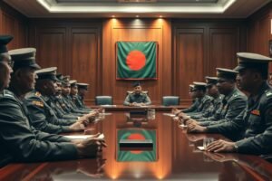 Emergency meeting in Bangladesh Army Made Political Tension