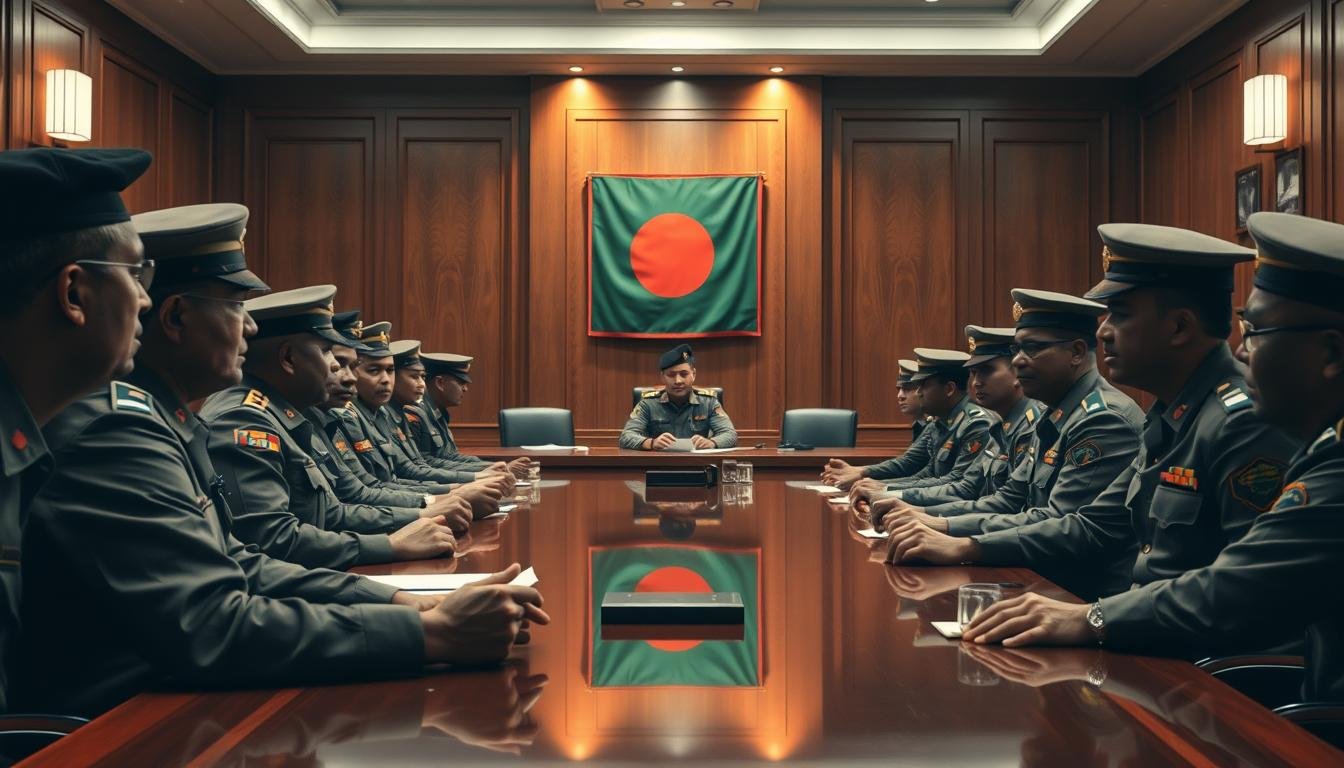Emergency meeting in Bangladesh Army Made Political Tension