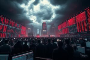I want to write an article on the crash in the stock market across the world due